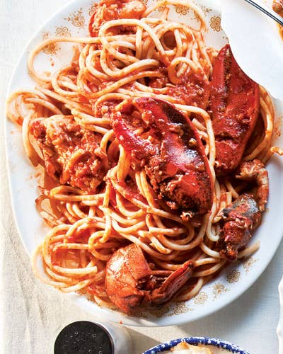 Lobster Fra Diavolo (Lobster in Spicy Tomato Sauce)