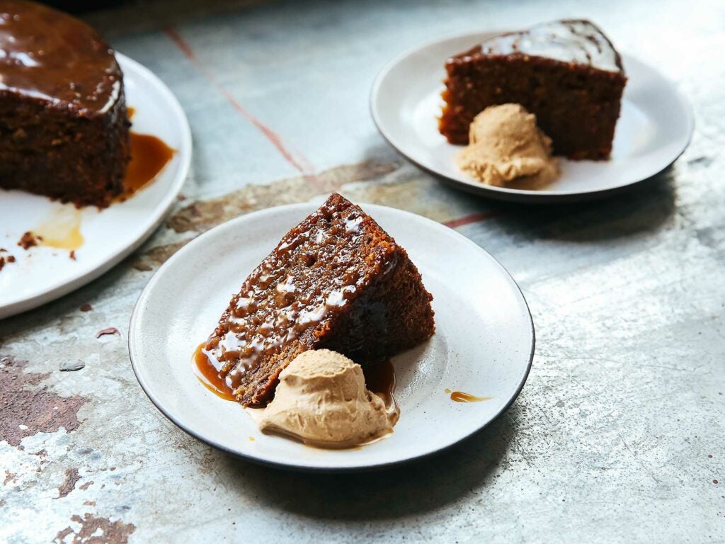 Sticky Toffee Pudding with Dates