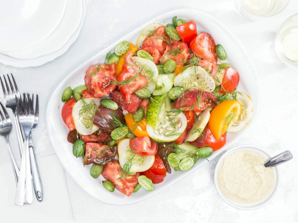 Tomato and Cucumber Salad