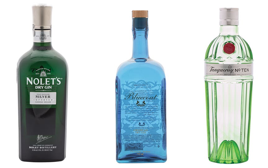 gin, fruity, bright
