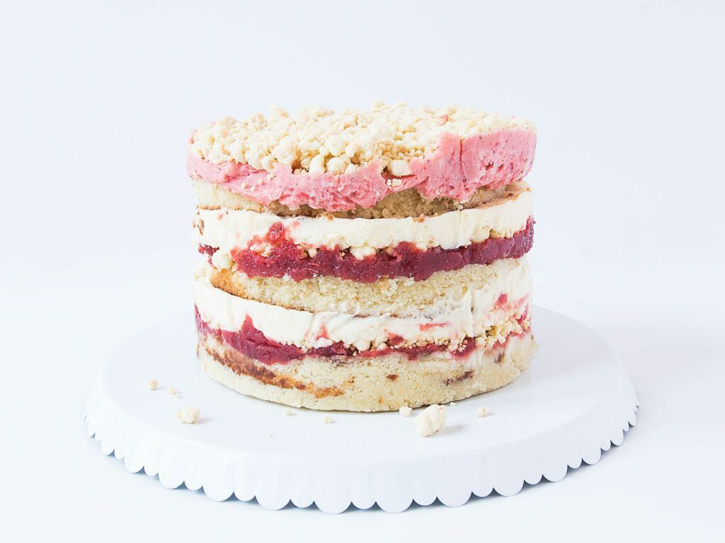 Strawberry Lemon Layer Cake