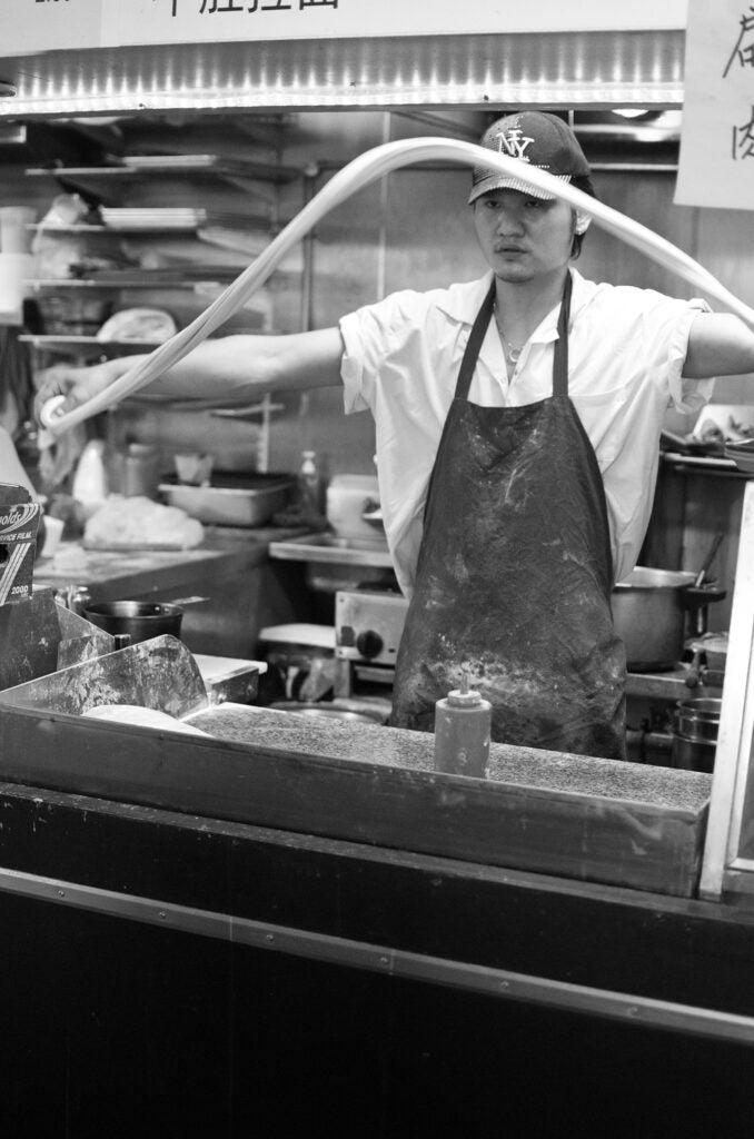 Noodles, Savor Fusion Food Court, NYC, USA