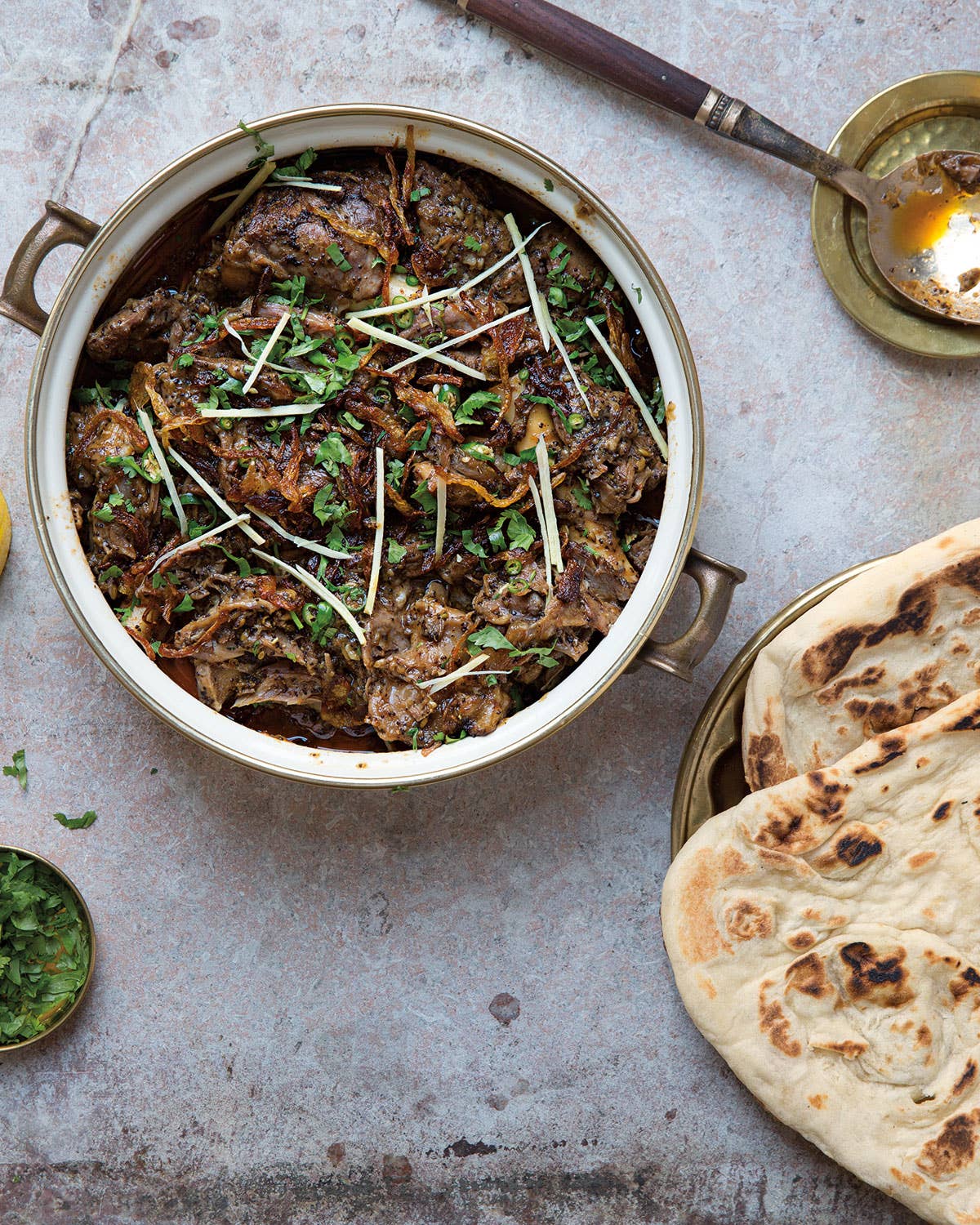 Pakistani Slow-Cooked Lamb Stew (Dumbay Ki Nihari)