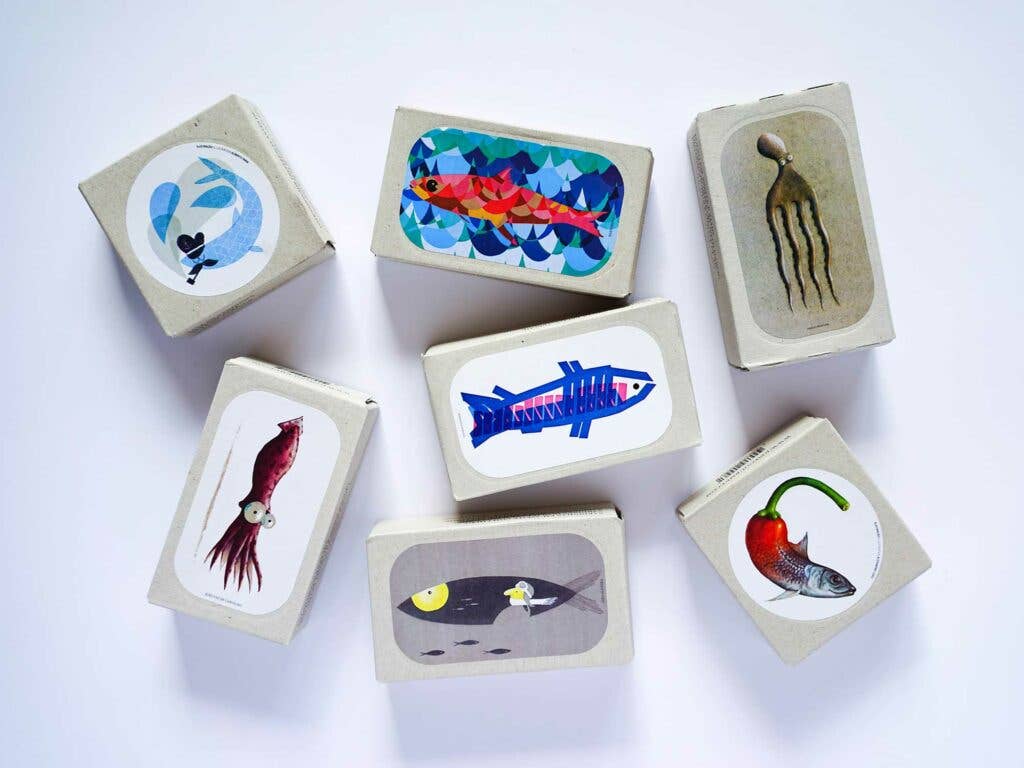 Fancy packaging for delicious tinned fish