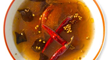 Spicy Tomato and Tamarind Soup (Milagu Rasam)