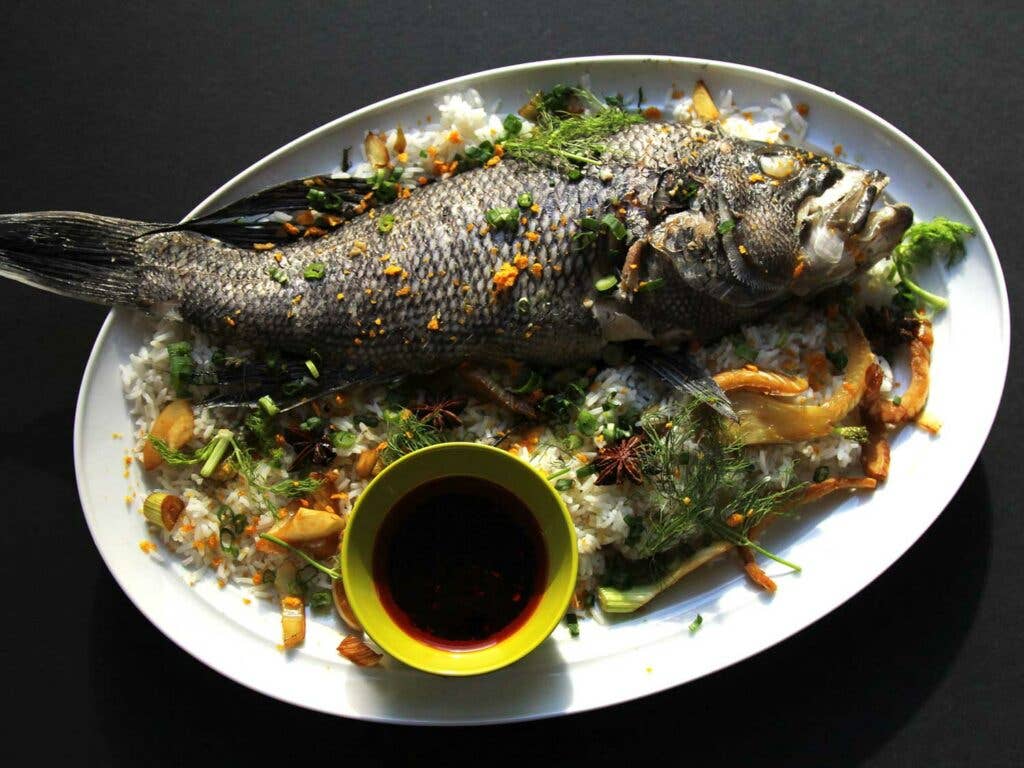 steamed whole fish