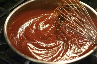 making bbq sauce
