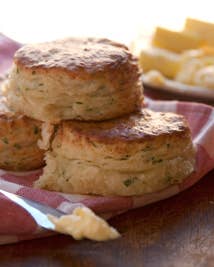 Postcard: Chive and Cheddar Biscuits