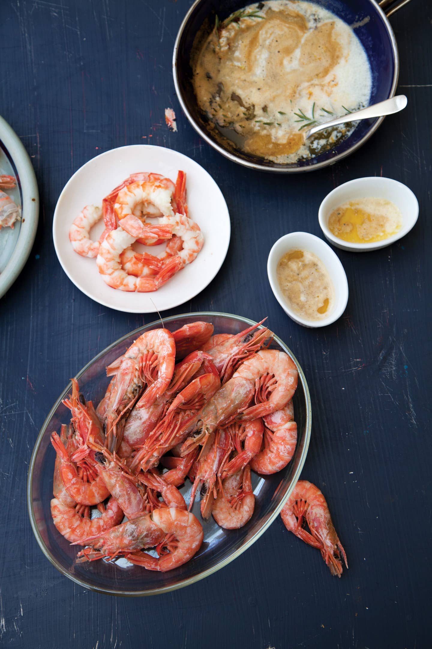 Peel-and-Eat Shrimp with Spicy Herb Butter