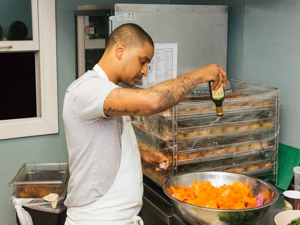 Chef JJ Johnson preps for the Edna Effect