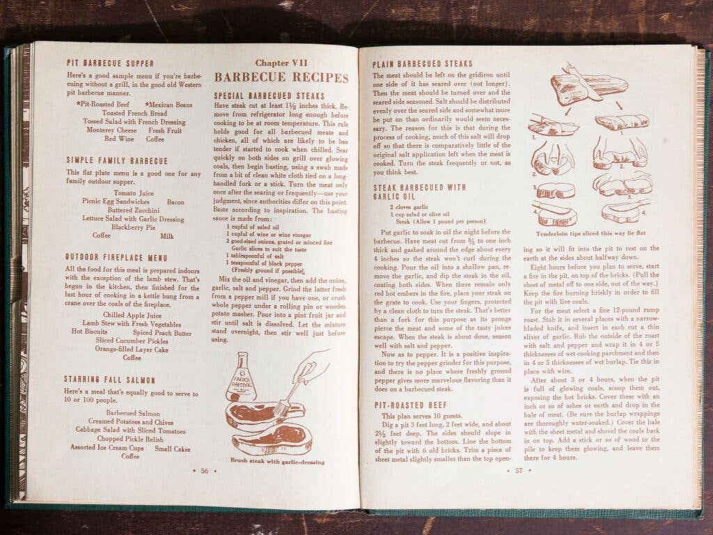 A spread of barbecue recipes