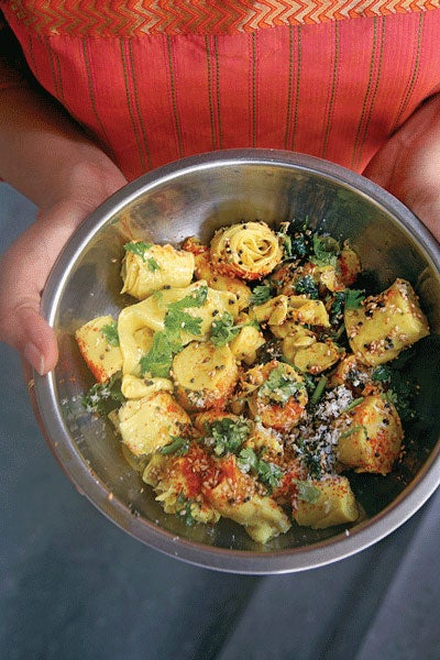 Spiced Chickpea-Flour Snacks