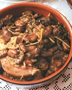 Dried Fava Bean and Pork Stew