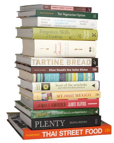 stack of Cookbook