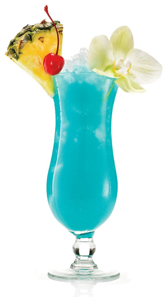 Blue Hawaii cocktail