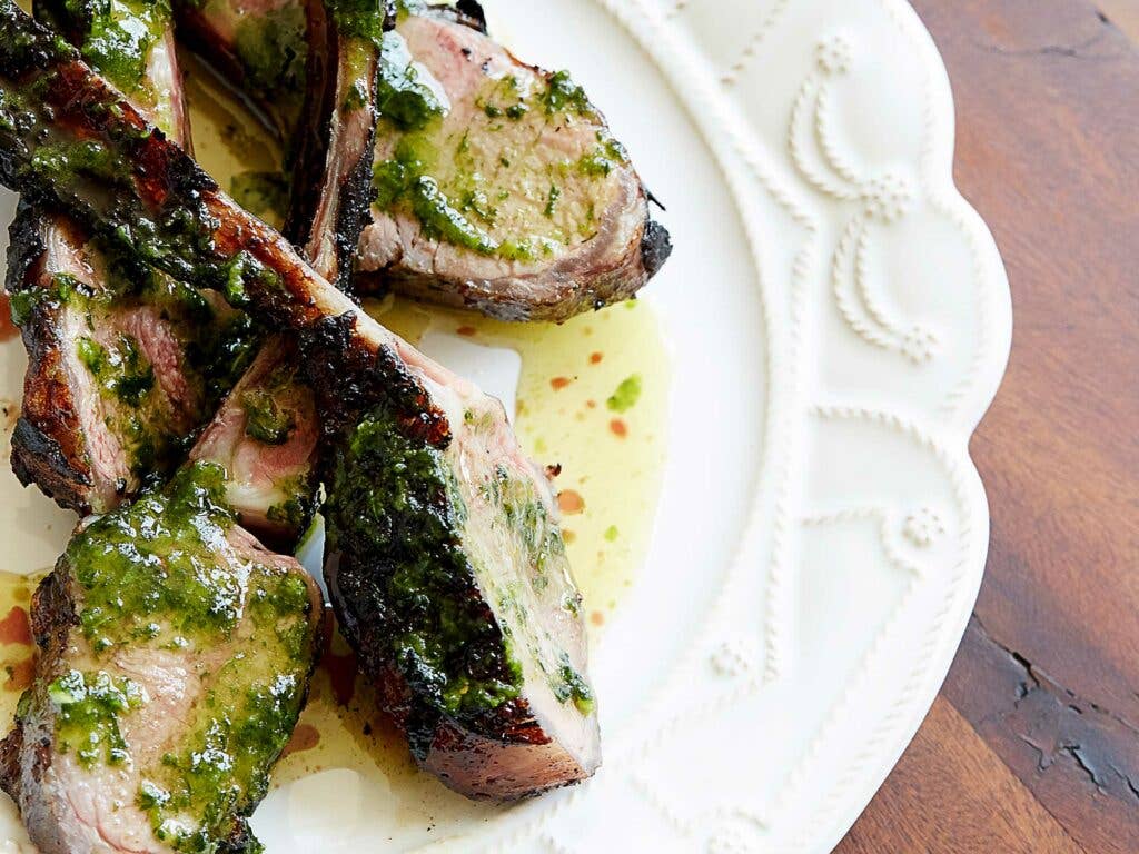 Lamb Chops With Mint