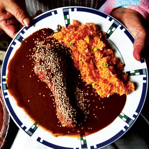 Chicken with Puebla-Style Mole Sauce (Pollo en Mole Poblano)