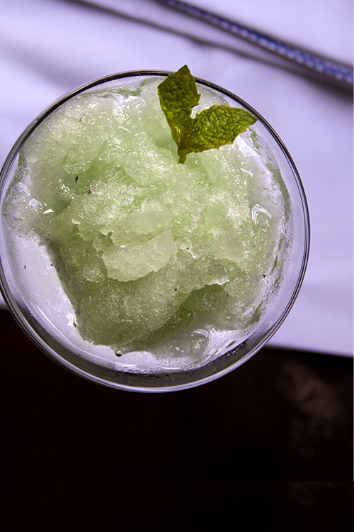 Mint Julep Granita