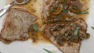 Veal Paillards with Chasseur Sauce