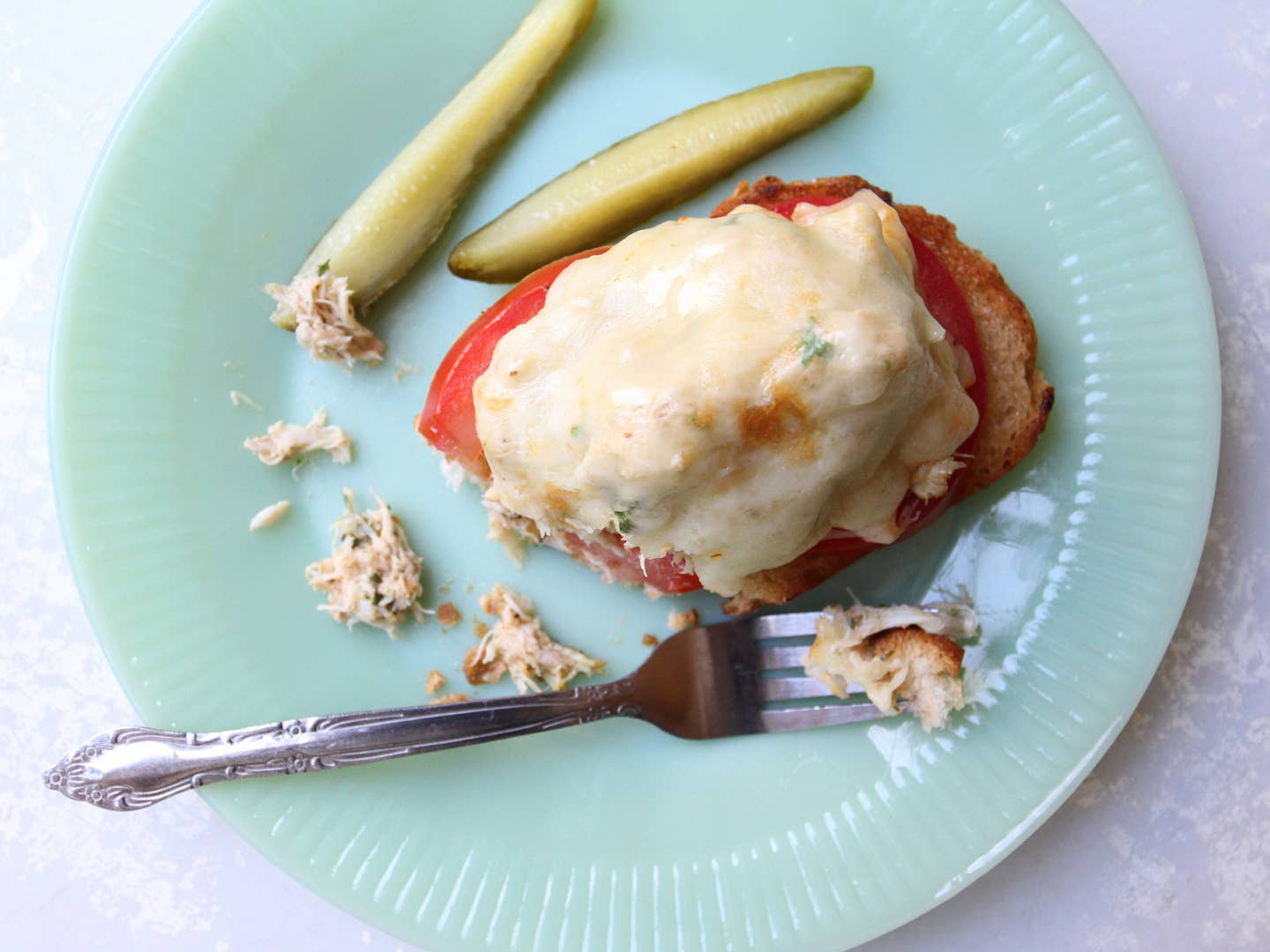 Open-Face Crab Salad Sandwich (Gabby Crabby)