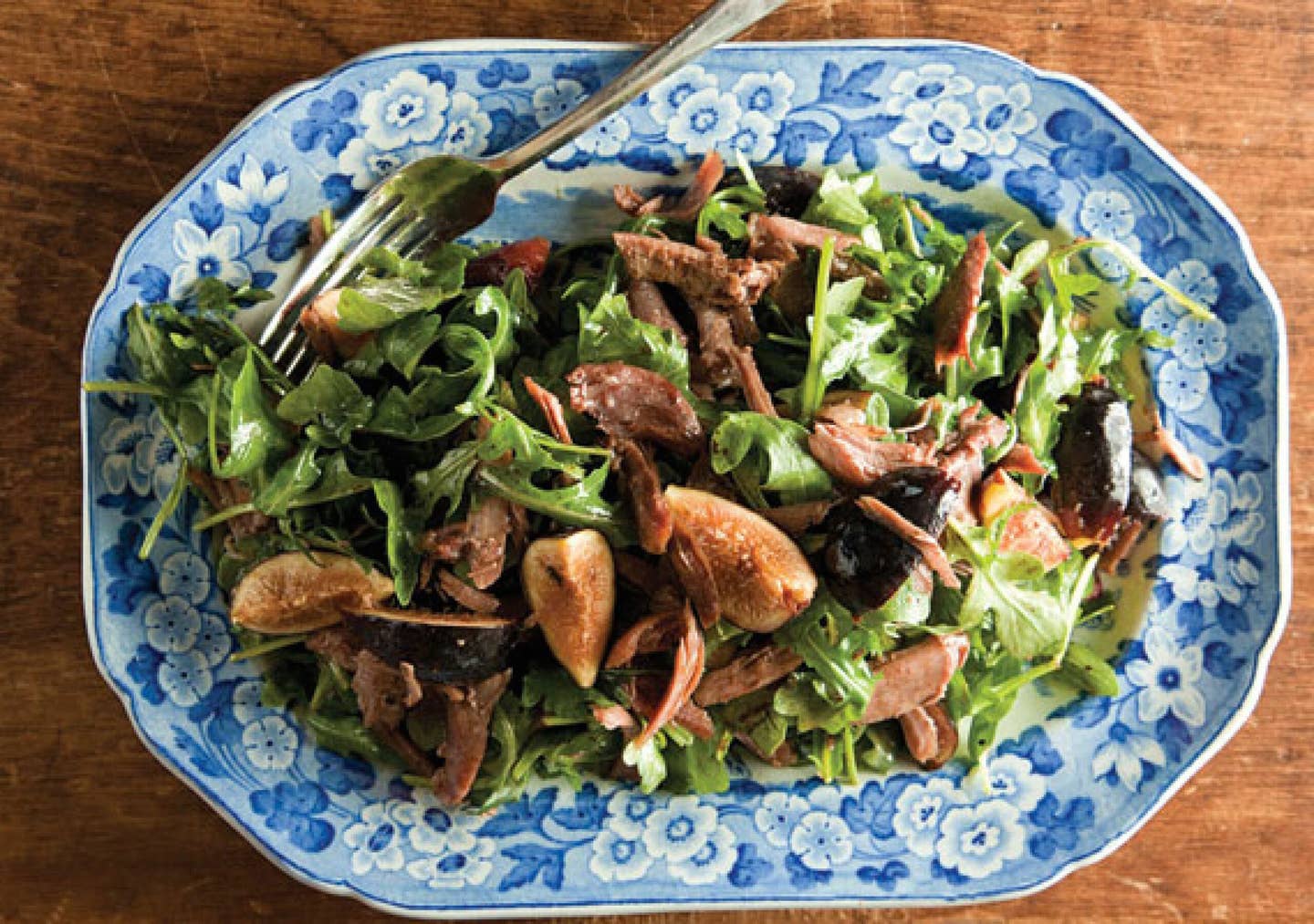 Goose Confit and Fig Salad