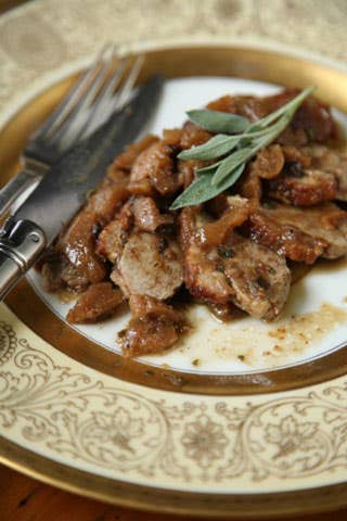 Duck Breast with Brandied Fig Sauce