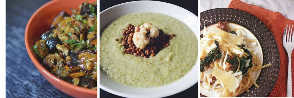 Broccoli soup with coconut milk