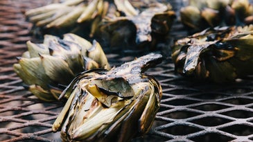 Grilled Artichokes with Espelette Mayo