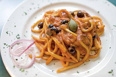 Pasta with Spicy Tomato-Beer Sauce