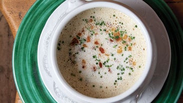 Kartoffelrahmsuppe (Spiced Potato Soup)