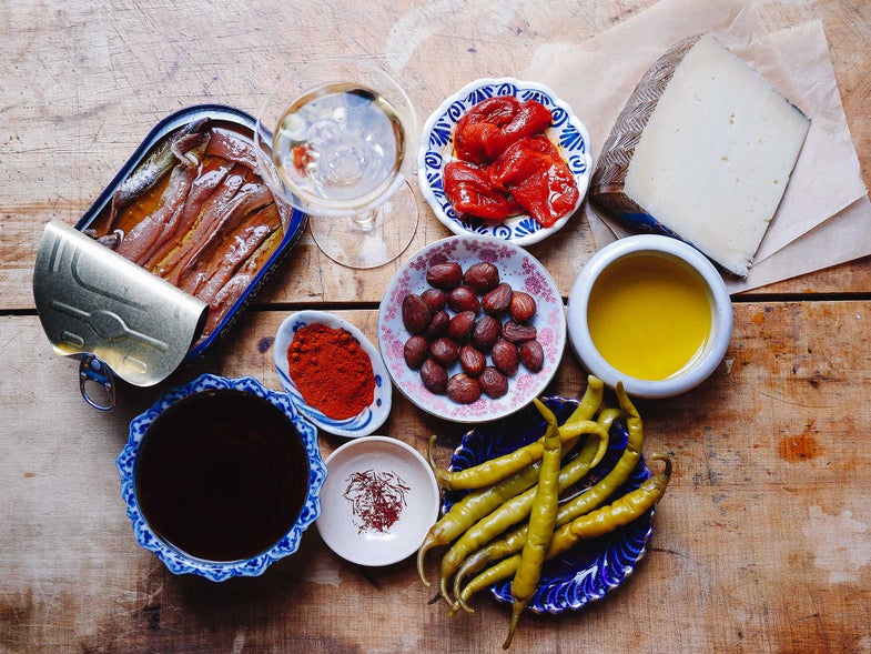 Traditional Spanish ingredients