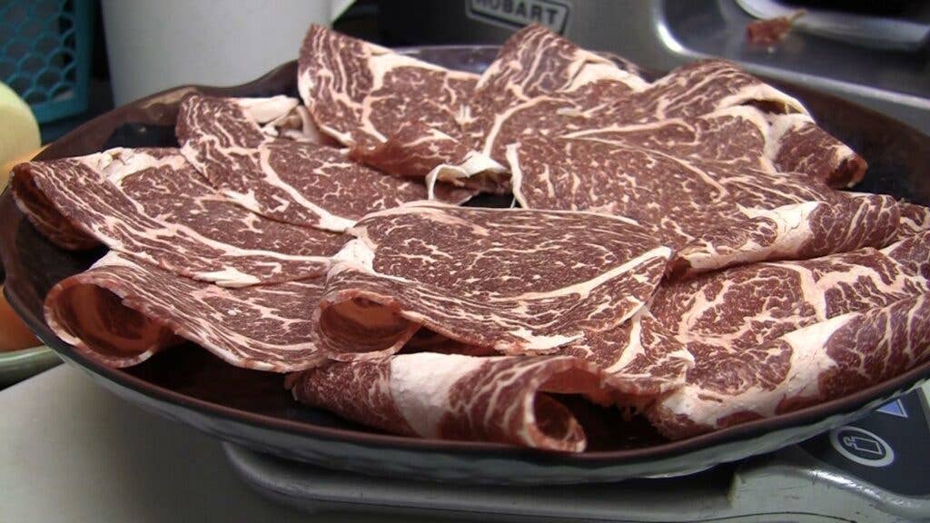 shabu-shabu beef