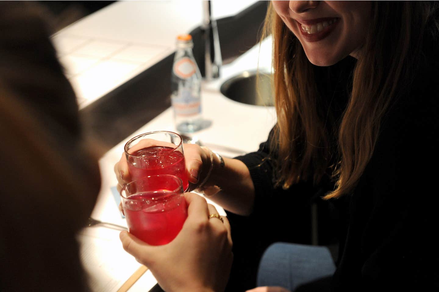 Beet milk punch