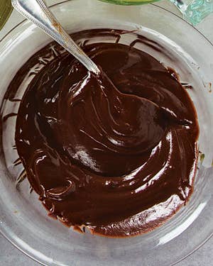 Dark Chocolate Ganache Glaze