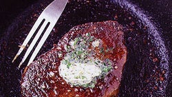 Pan-Seared Bison Tenderloin with Herb Butter