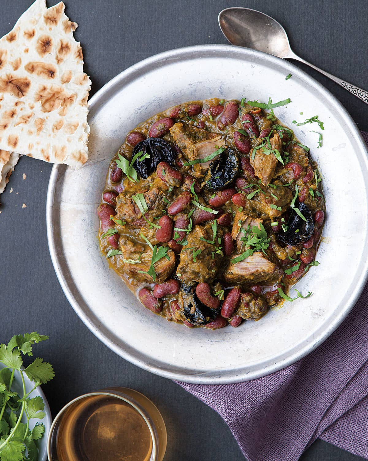 Veal and Kidney Bean Stew (Ghormeh Sabzi)