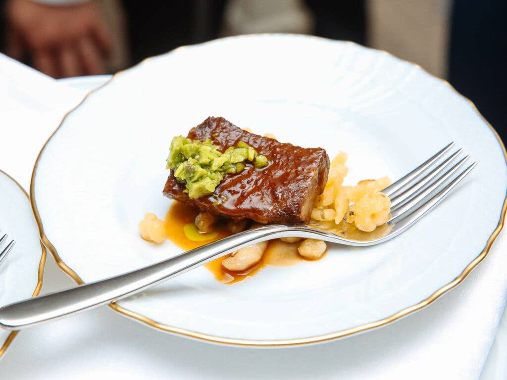 Chef Scott Conant's short rib was a highlight of the feast.