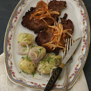 Austrian-Style Steak with Potato Salad