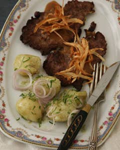 Austrian-Style Steak with Potato Salad