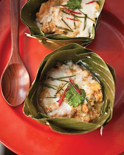 Steamed Thai Fish Custard