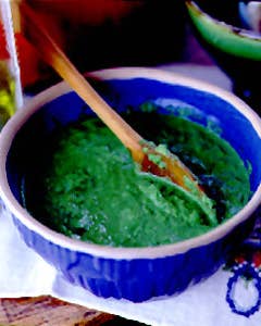 Green Chile and Cilantro Sauce