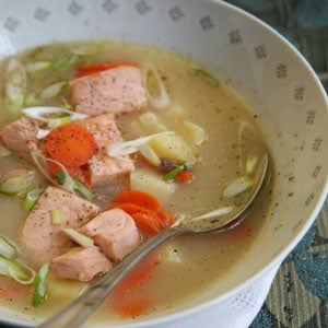 salmon soup