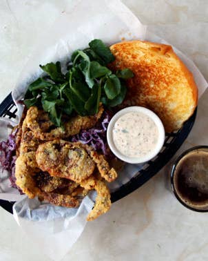 Softshell Crab Sandwiches with Rémoulade Slaw