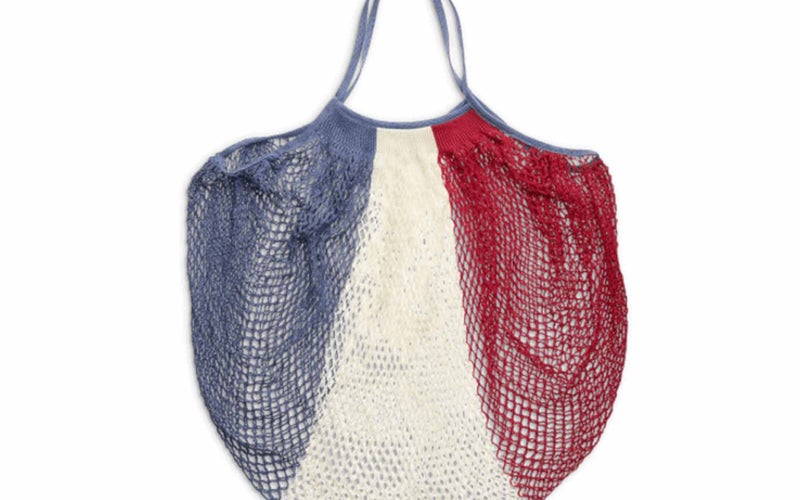 Paris mesh shopping bag