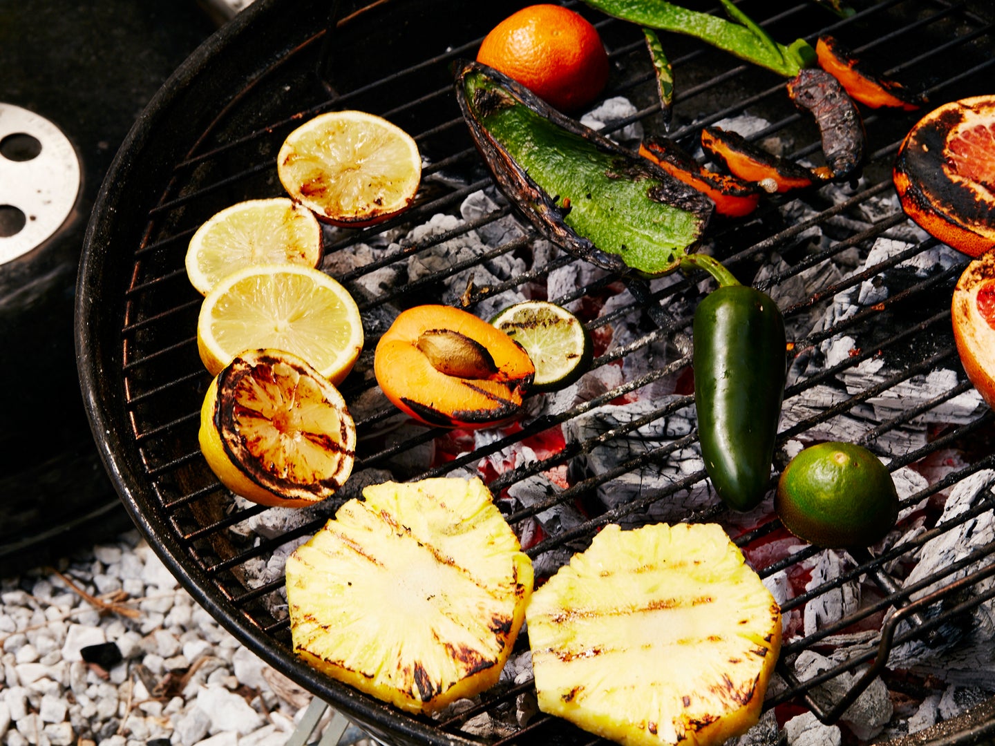 Grilled Fruit For Cocktails