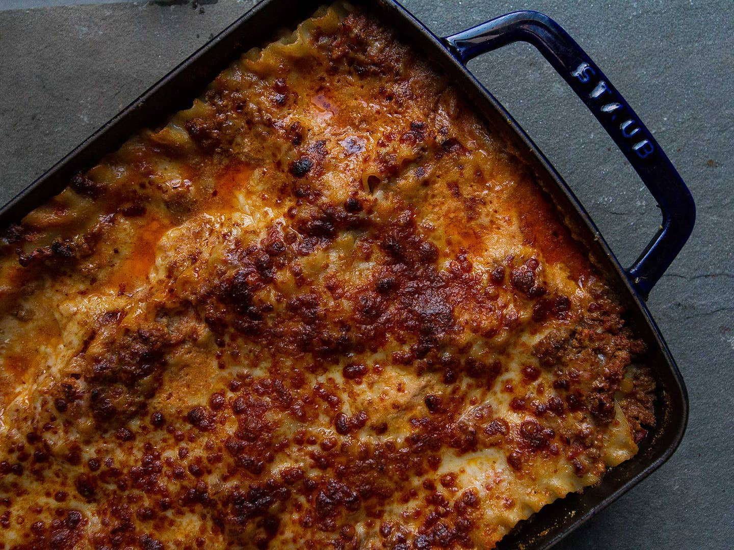 This lasagna pan lets you make three different types at once