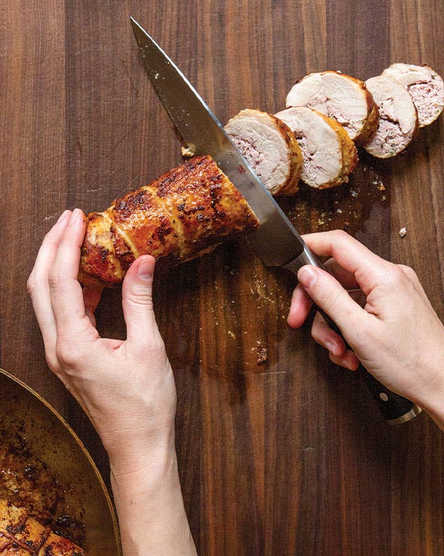 how to make turkey roulade step 7