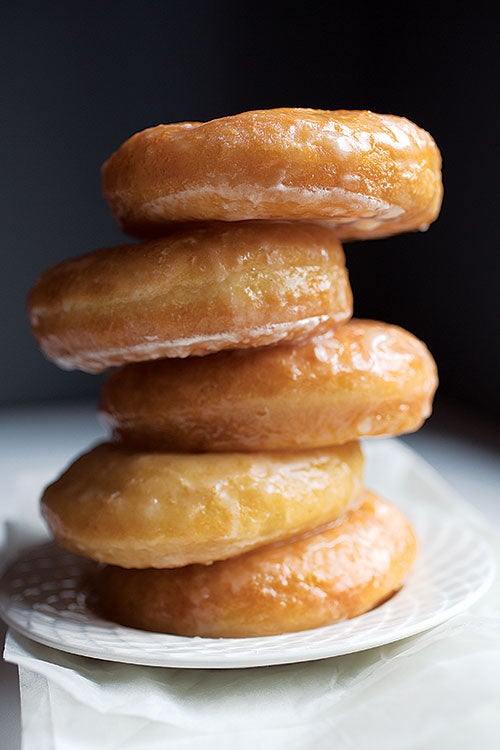 Vanilla-Glazed Yeast Donuts