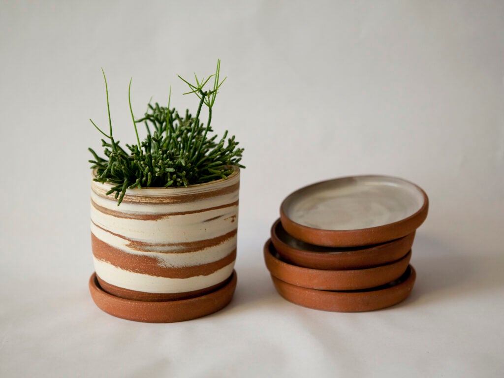 desert marble planter