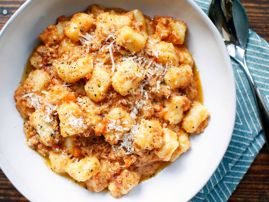 Potato Gnocchi with Pork Ragu